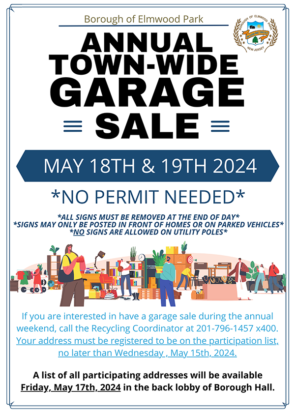 Townwide Garage Sale flyer