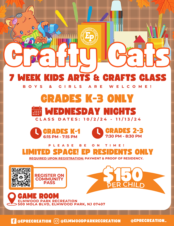 Crafty Cats flyer