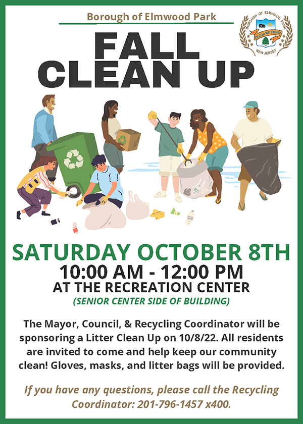 Fall Town Cleanup Day flyer