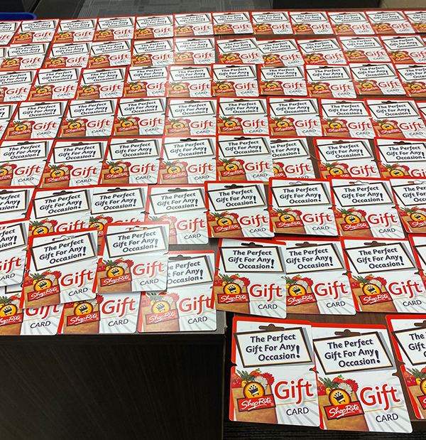 Shop Rite gift cards