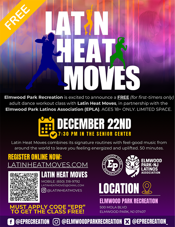 Latin Heat Moves flyer