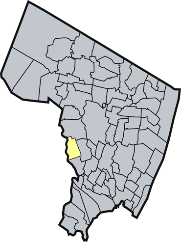 map of Bergen County
