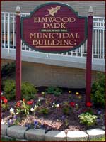 sign outside of Elmwood Park municipal building