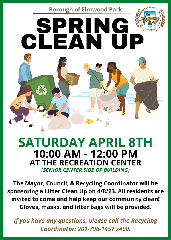 Townwide Spring Cleanup Saturday, April 8, 2023