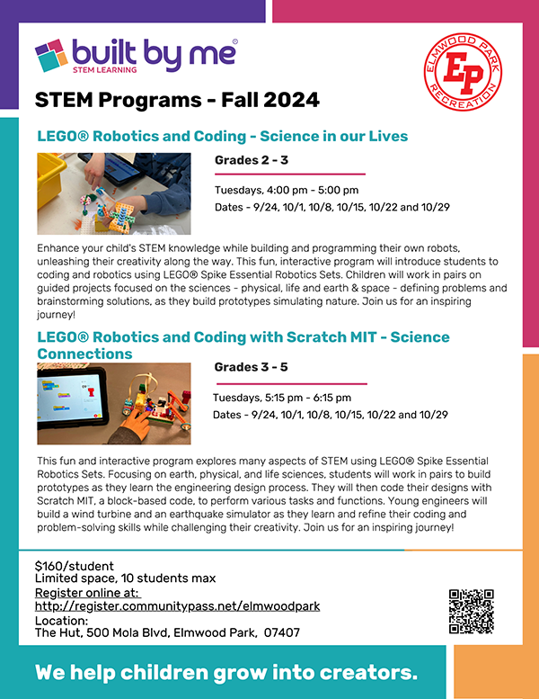 STEM Programs Fall 2024 flyer