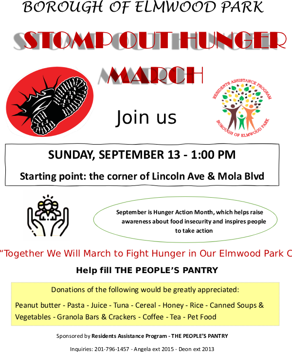 Stomp Out Hunger 2026 flyer