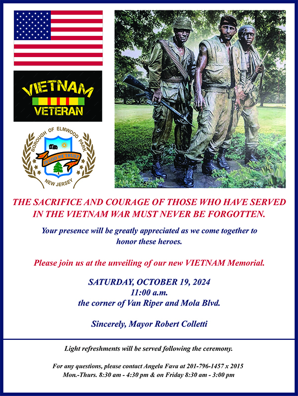 Vietnam Veterans Memorial flyer