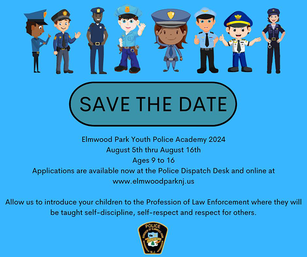 Youth Police Academy 2024 flyer